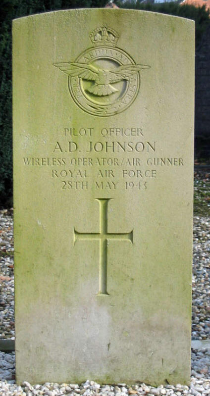 P/O Arthur Denis Johnson<br/><br /><br />died May 27th, 1943
